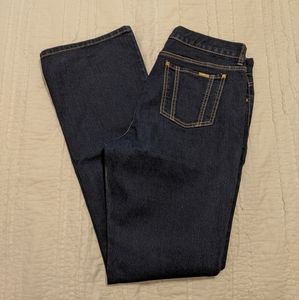 Boot cut dark wash